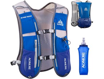 TRIWONDER Hardlooprugzak 5L met 500ml Drinkfles - Blauw