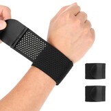 2 stuks polsbandages tennis elastisch polssteun ondersteuning polsbandage ademende handbandage verstelbare polsriem compressieondersteuning voor sport