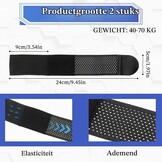 2 stuks polsbandages tennis elastisch polssteun ondersteuning polsbandage ademende handbandage verstelbare polsriem compressieondersteuning voor sport