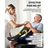 CAMBIVO Compressiesokken - 3 paar - Unisex - Ondersteunende compressie voor sport en dagelijks gebruik