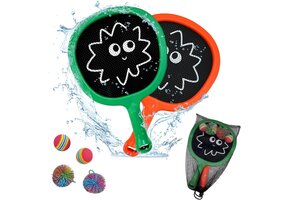 Kinder Badmintonracketset Groen Oranje Zwart 43% Korting