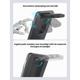 Magnetische draadloze oplader voor Samsung voor Galaxy S25 Ultra S24,opvouwbare Mag-safe oplader standaard 3 in 1 Reizen Uitwerpen met één klik voor Galaxy Watch Ultra 7 6 Buds 3 (zwart)