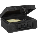 Amazon Basics Documentenkluis Brand- en Waterdicht met Sleutelslot, 6,2L Capaciteit, UL 72 Klasse 350 Gecertificeerd, Zwart - Maat 6.2 L