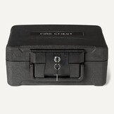 Amazon Basics Documentenkluis Brand- en Waterdicht met Sleutelslot, 6,2L Capaciteit, UL 72 Klasse 350 Gecertificeerd, Zwart - Maat 6.2 L