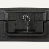 Amazon Basics Documentenkluis Brand- en Waterdicht met Sleutelslot, 6,2L Capaciteit, UL 72 Klasse 350 Gecertificeerd, Zwart - Maat 6.2 L