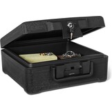 Amazon Basics Documentenkluis Brand- en Waterdicht met Sleutelslot, 6,2L Capaciteit, UL 72 Klasse 350 Gecertificeerd, Zwart - Maat 6.2 L