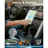 Flexibele Tablet Houder Drankenhouder Auto voor Tablets Telefoons, 4-13"