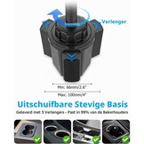 Flexibele Tablet Houder Drankenhouder Auto voor Tablets Telefoons, 4-13"