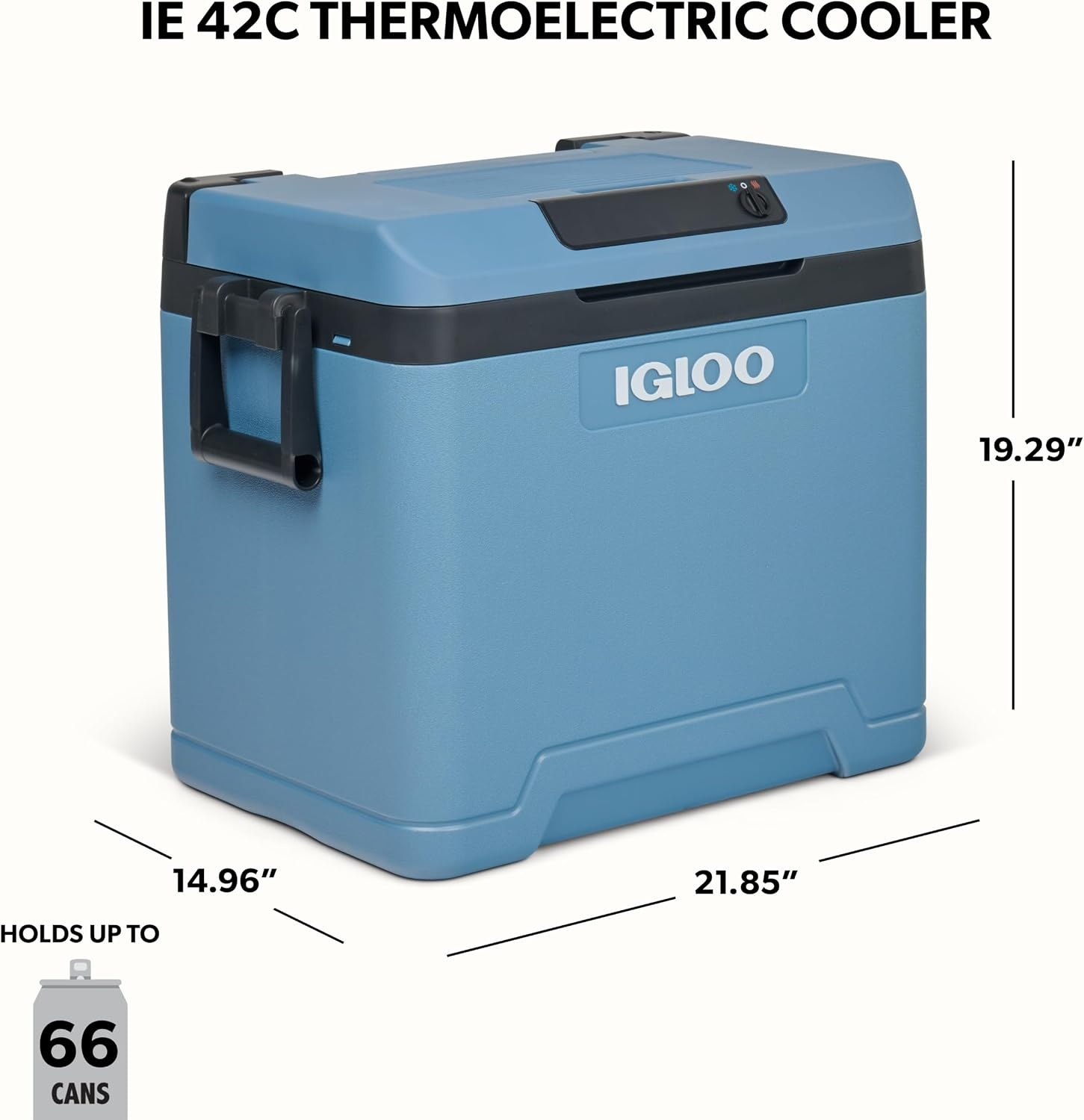 Igloo IGLOO IP42 Koelbox 42 liter blauw - XL