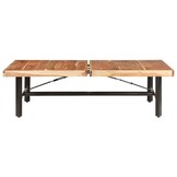 vidaXL Salontafel 142x90x42 cm massief acaciahout