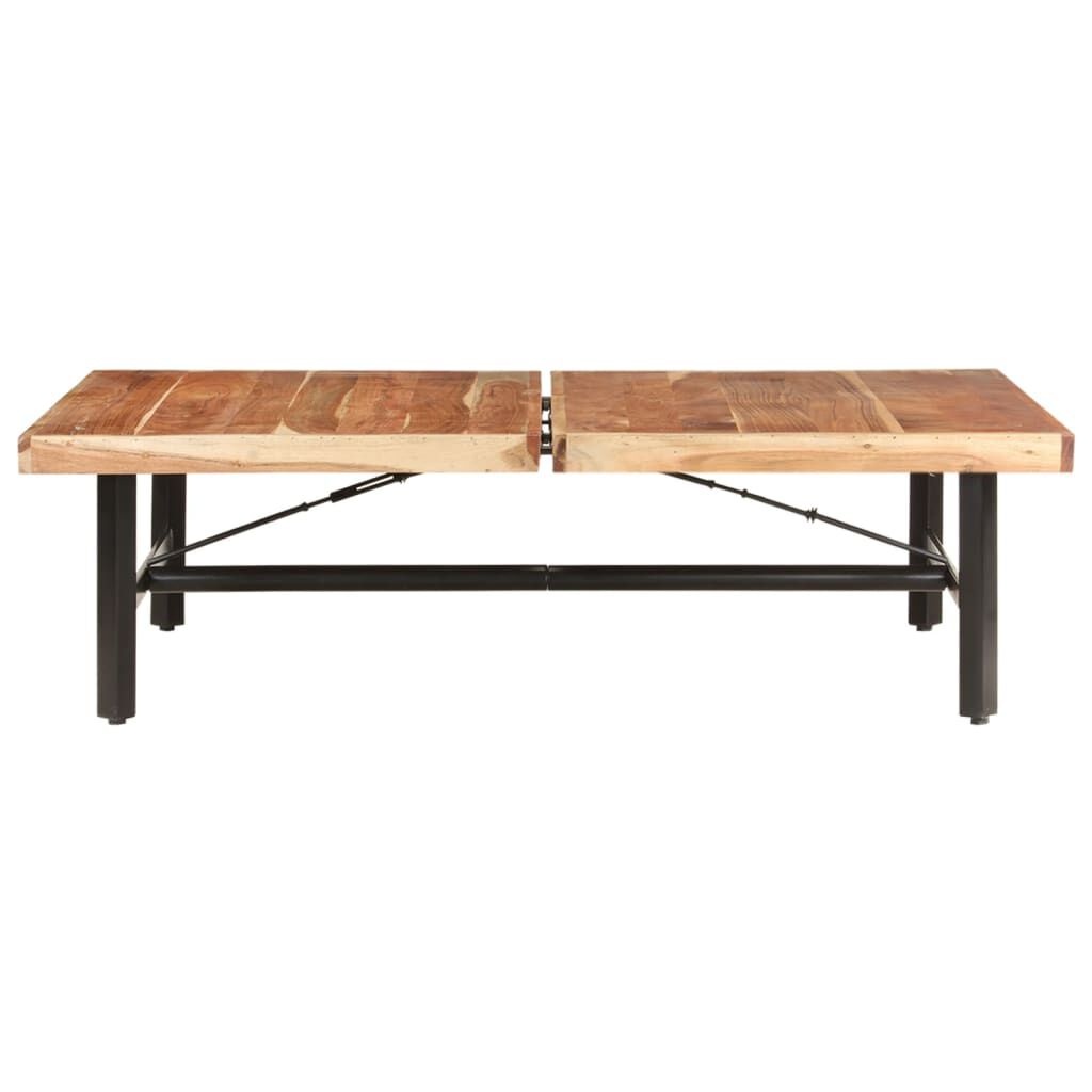 vidaXL Salontafel 142x90x42 cm massief acaciahout
