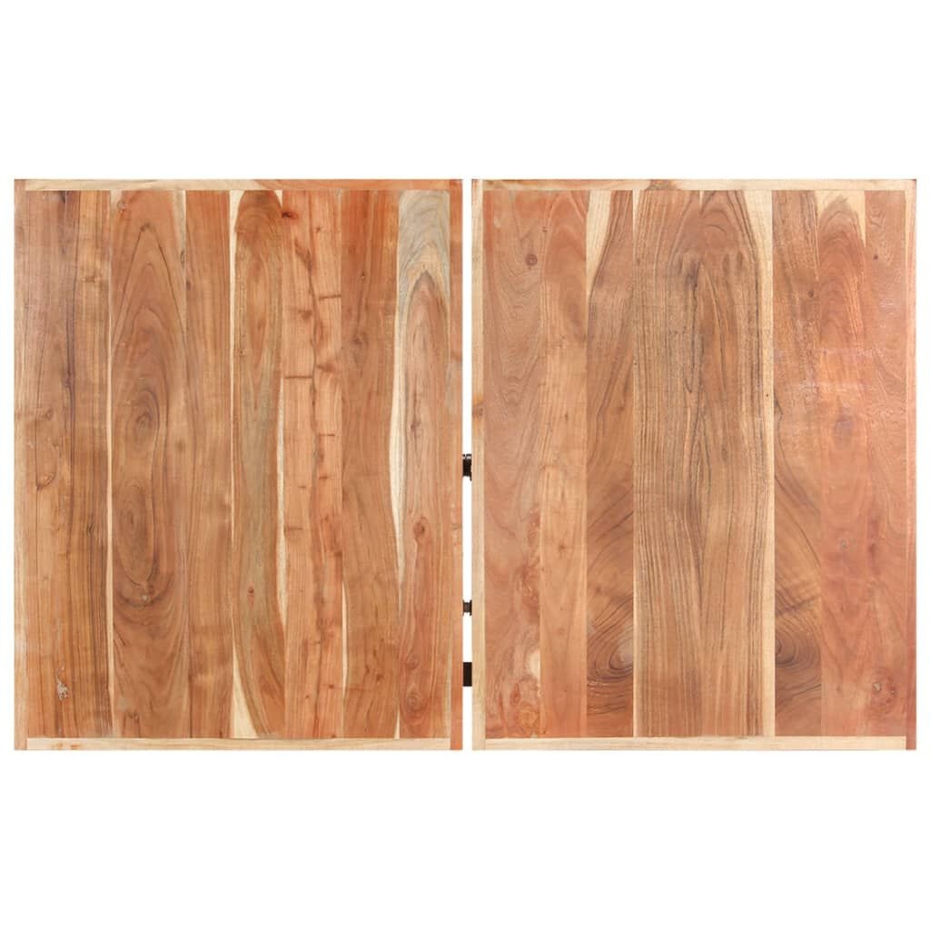 vidaXL Salontafel 142x90x42 cm massief acaciahout