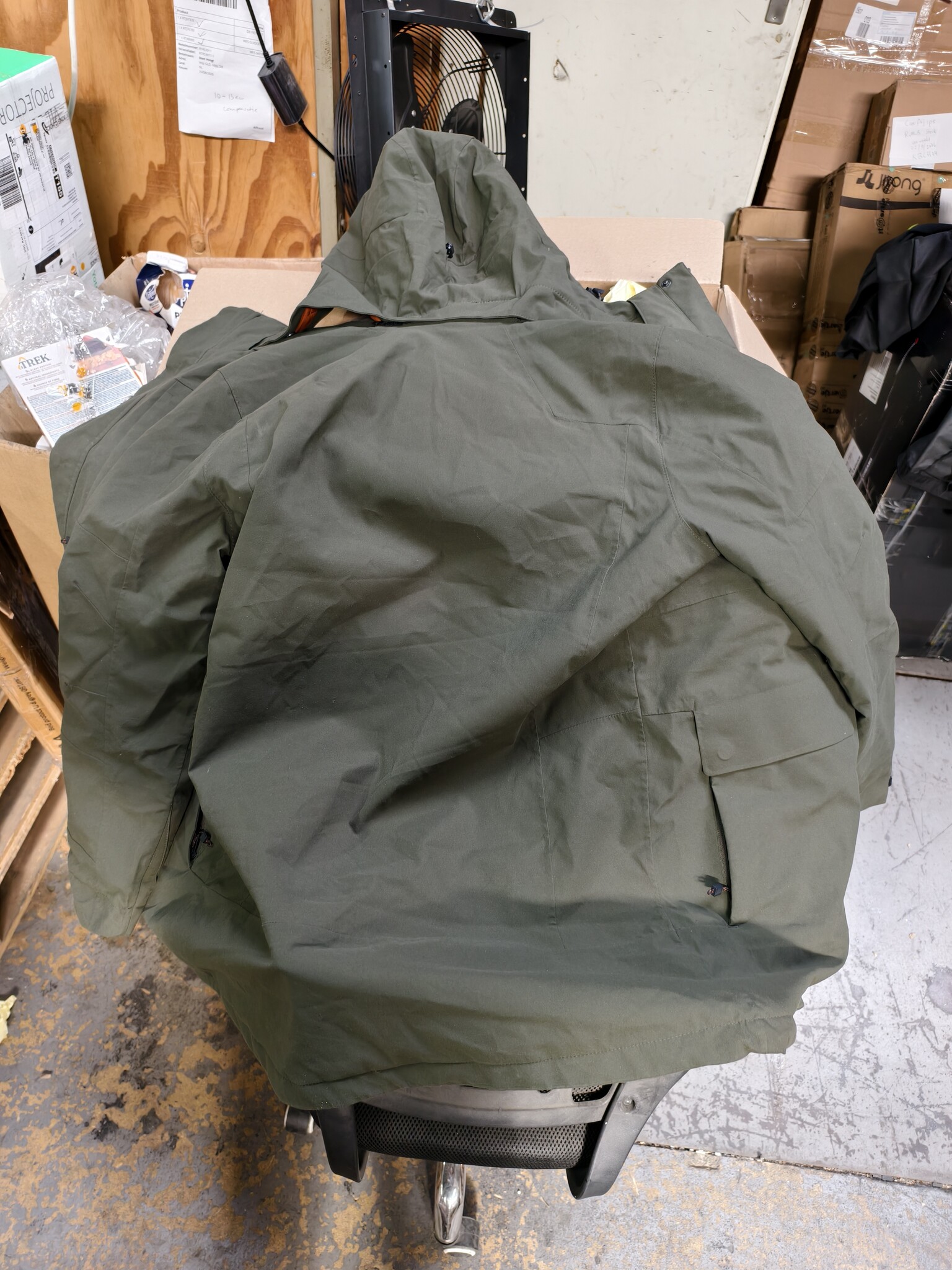 killtec Kow 80 Mn Prk heren Functionele parka/parka met afritsbare capuchon