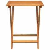 vidaXL Tuinstafel Naturel 60 x 60 x 72 cm Massief Acaciahout