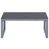 vidaXL Salontafel 90x50x40 cm aluminium