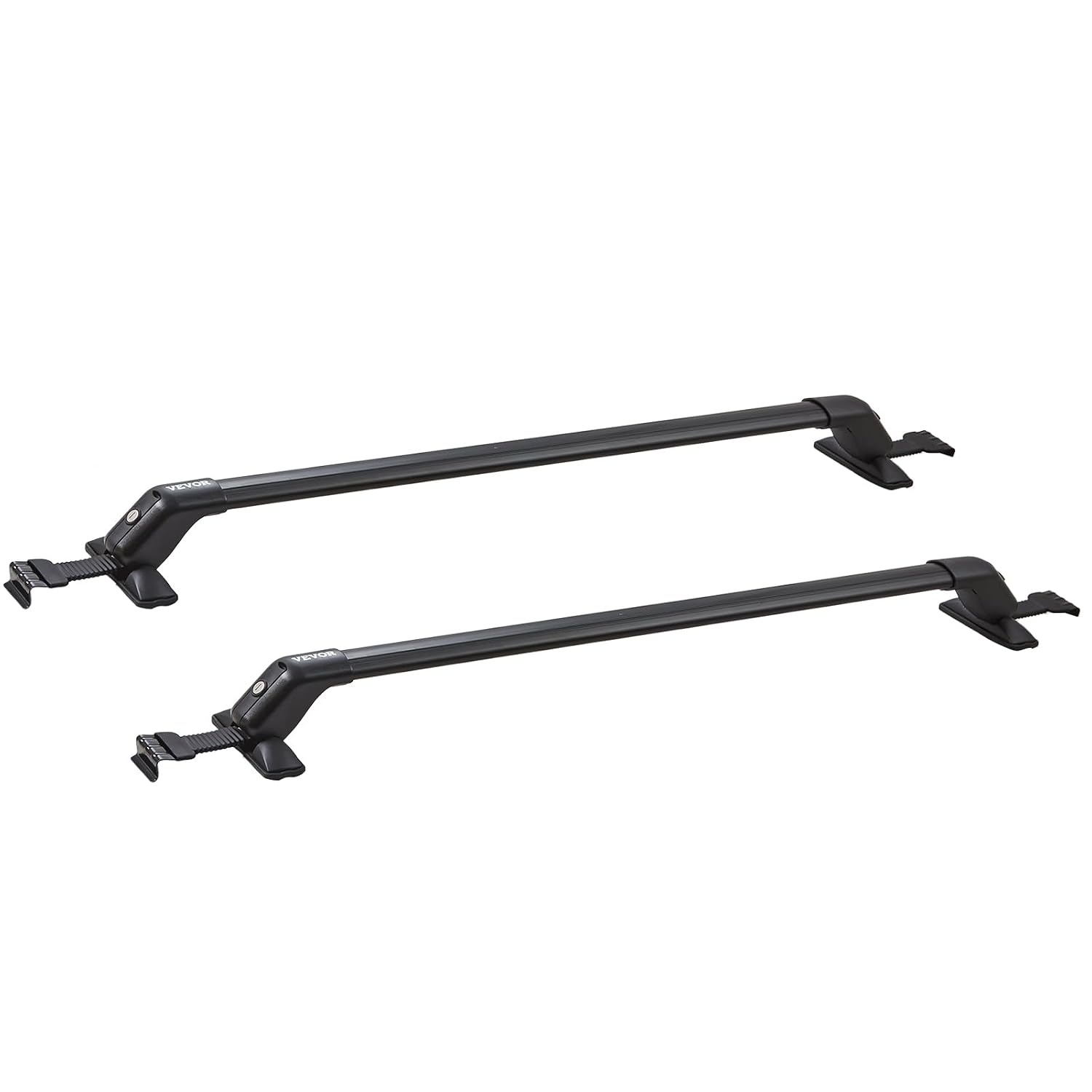 VEVOR Universele Dwarsdakrails 2PCs Afsluitbaar Aluminium Dakrek Auto Lading 70,3 kg Eenvoudige Installatie Compatibel met Open Top Voertuigen Reizen