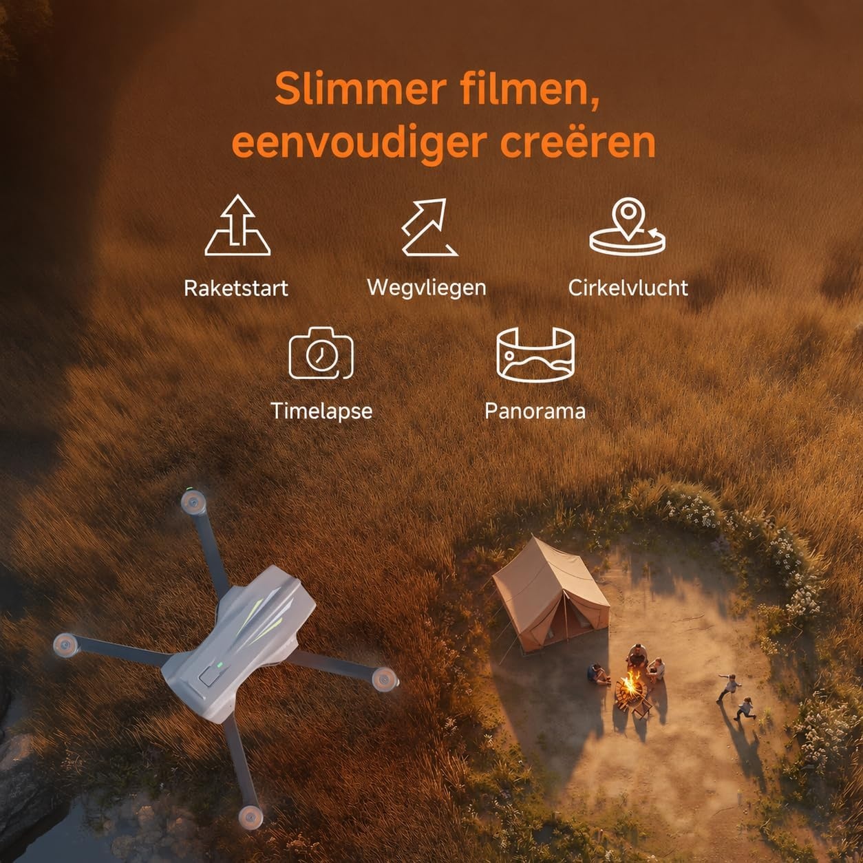 Ameta S20 GPS Drone met Camera 4K voor Kinderen en Volwassenen