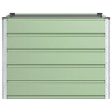 vidaXL Plantenbak Pastelgroen 100 x 100 x 75 cm Staal