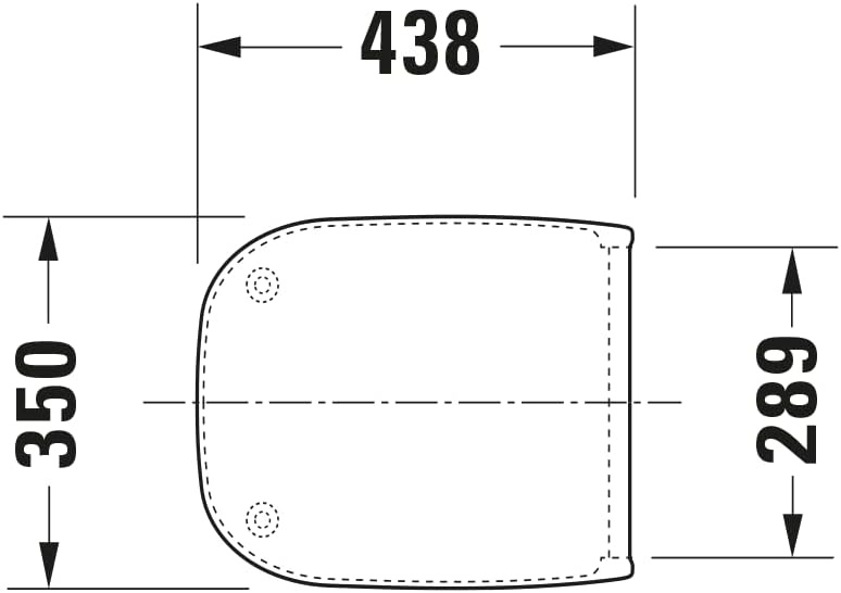 Duravit WC-bril D-Code Compact, toiletdeksel met softclosemechanisme, wc-deksel van urea-duroplast, met roestvrijstalen scharnieren, wit