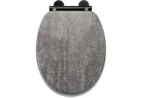 Universele Softclose Toiletbril met Leisteenlook - 34% Korting!