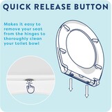 Croydex Kirkstone Toiletbril - softclose, glijdt nooit weg, past altijd | Flexi-Fix V-plaatscharnieren en grippad-technologie | bevestiging aan boven- en onderkant - Cumbrian Slate