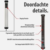 Brennenstuhl Premium-Protect-Line, stekkerdoos 8-voudig met overspanningsbeveiliging 60.000 A (3m kabel, met schakelaar, Made in Germany) zilver/zwart