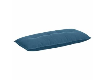 vidaXL Rugkussen Blauw 120 x 50 cm Katoen Stof