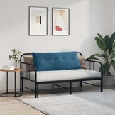 vidaXL Rugkussen Blauw 120 x 50 cm Katoen Stof
