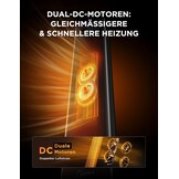 Midea NTH20-22GR Keramische Kachel - 2000W - 76 cm - Grijs