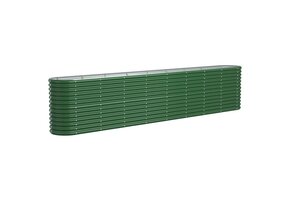 Plantenbak Gepoeedercoat Staal Groen 332x40x68 cm - 41% Korting
