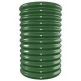 vidaXL Plantenbak 332x40x68 cm gepoedercoat staal groen