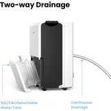 Comfee MDDP-50DEN7 Luchtontvochtiger 50 Liter per dag - Wit