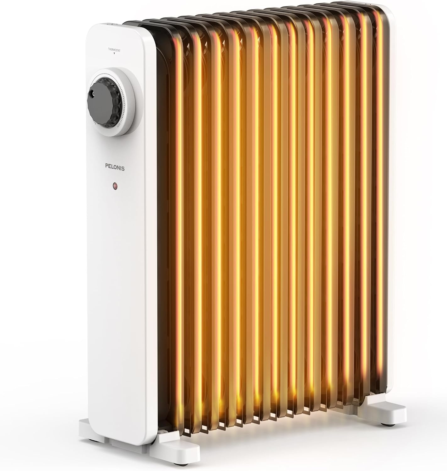 PELONIS Ölradiator 2500W - 13 Ribben - Elektrische Kachel - Wit - 25 m²