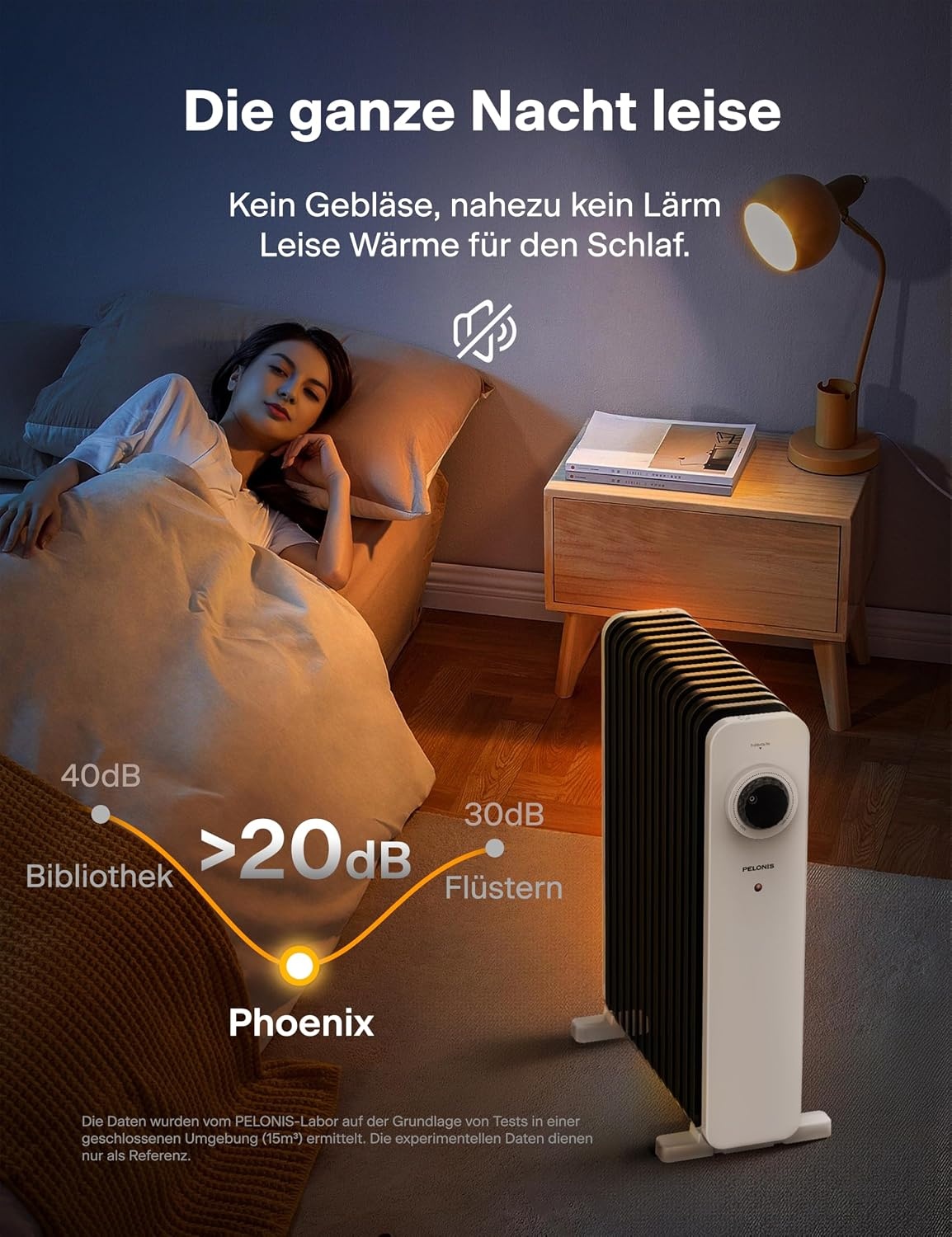 PELONIS Ölradiator 2500W - 13 Ribben - Elektrische Kachel - Wit - 25 m²