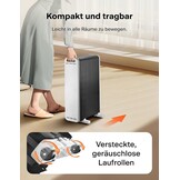 PELONIS Ölradiator 2500W - 13 Ribben - Elektrische Kachel - Wit - 25 m²