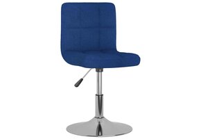 Draaibare Eetkamerstoel Stof Blauw - 34% Korting