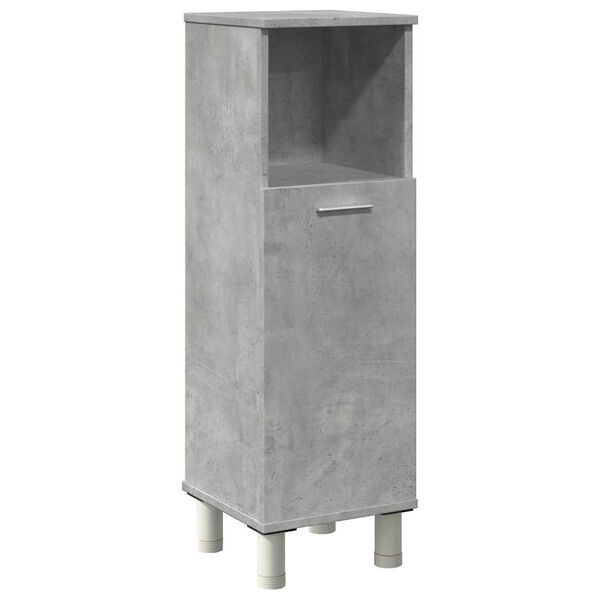 vidaXL Badkamerkast 30x30x95 cm spaanplaat betongrijs