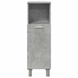 vidaXL Badkamerkast 30x30x95 cm spaanplaat betongrijs
