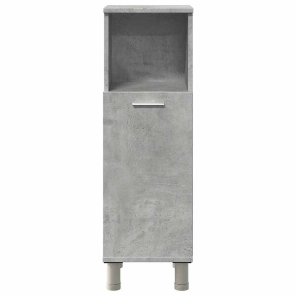 vidaXL Badkamerkast 30x30x95 cm spaanplaat betongrijs