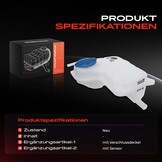 Expansievat Koelmiddel 43% Korting, geschikt voor Audi A4 B6/B7 (2000-2008) met Sensor