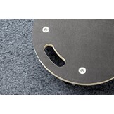 Metafranc Plantenroller Ø 380 mm - 200 kg draagkracht - zeefdrukplaat - PA-wielen - vergrendeling - waterafstotend/meubelroller/onderzetter met wielen/transporthulp voor planten / 822040