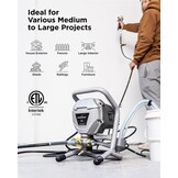 InoKraft MaXpray M1 Airless Verfspuit – 3000 PSI, 1,17 l/min