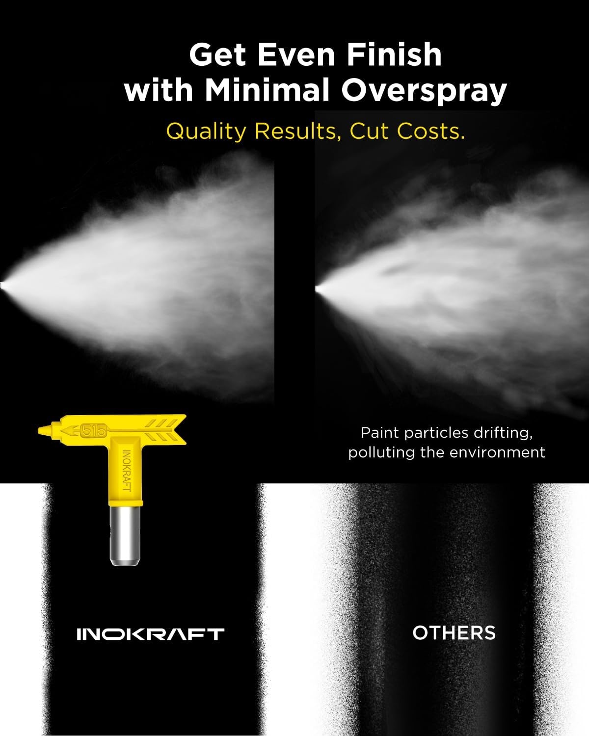 InoKraft MaXpray M1 Airless Verfspuit – 3000 PSI, 1,17 l/min