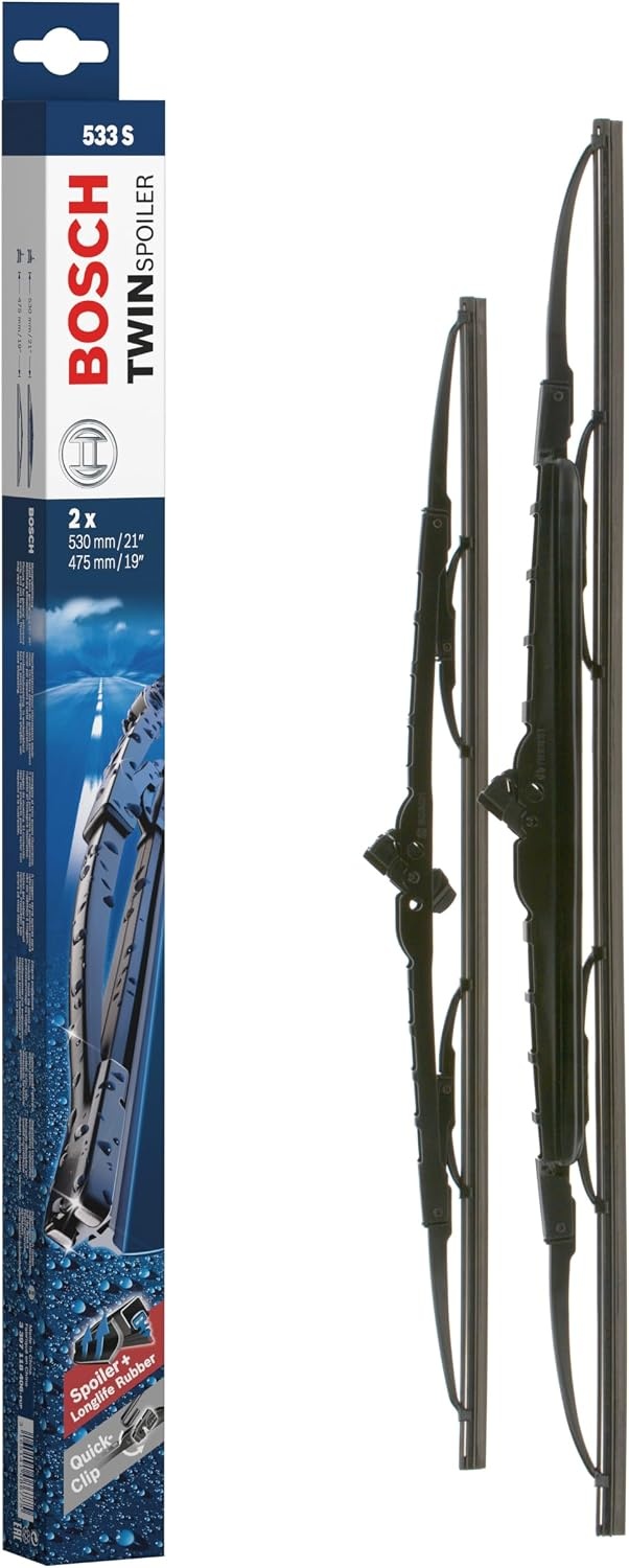 Bosch Twin Spoiler Ruitenwisser 533S - Set van 530 mm en 475 mm