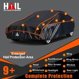 Kayme SUV Autohoes - Hagelbestendig - 490 tot 510 cm - Zwart