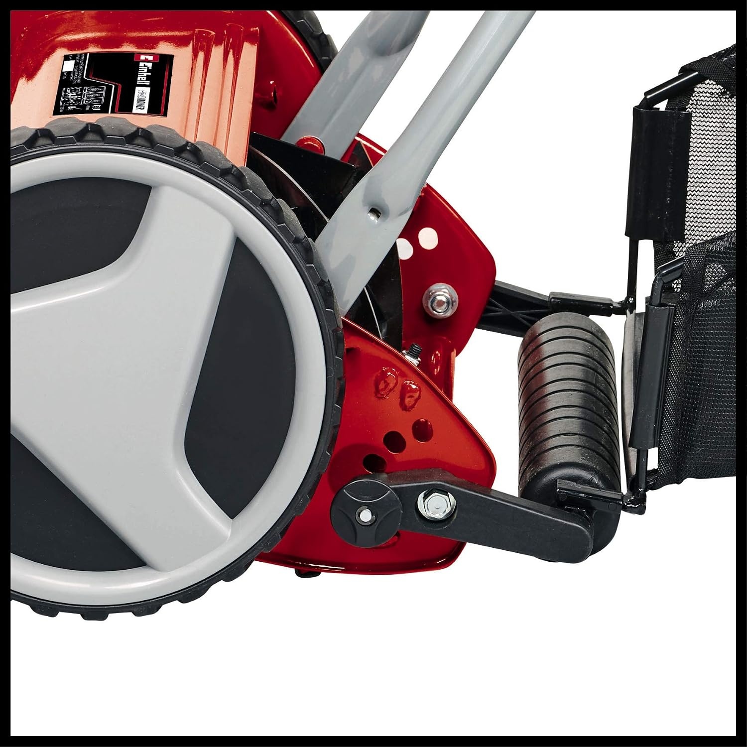 Einhell Handgrasmaaier GC-HM 400 (tot 250 m², snijcilinder, 5 stalen messen, 4 standen maaihoogteverstelling van 13 tot 37 mm, opvangbak van 27 liter)