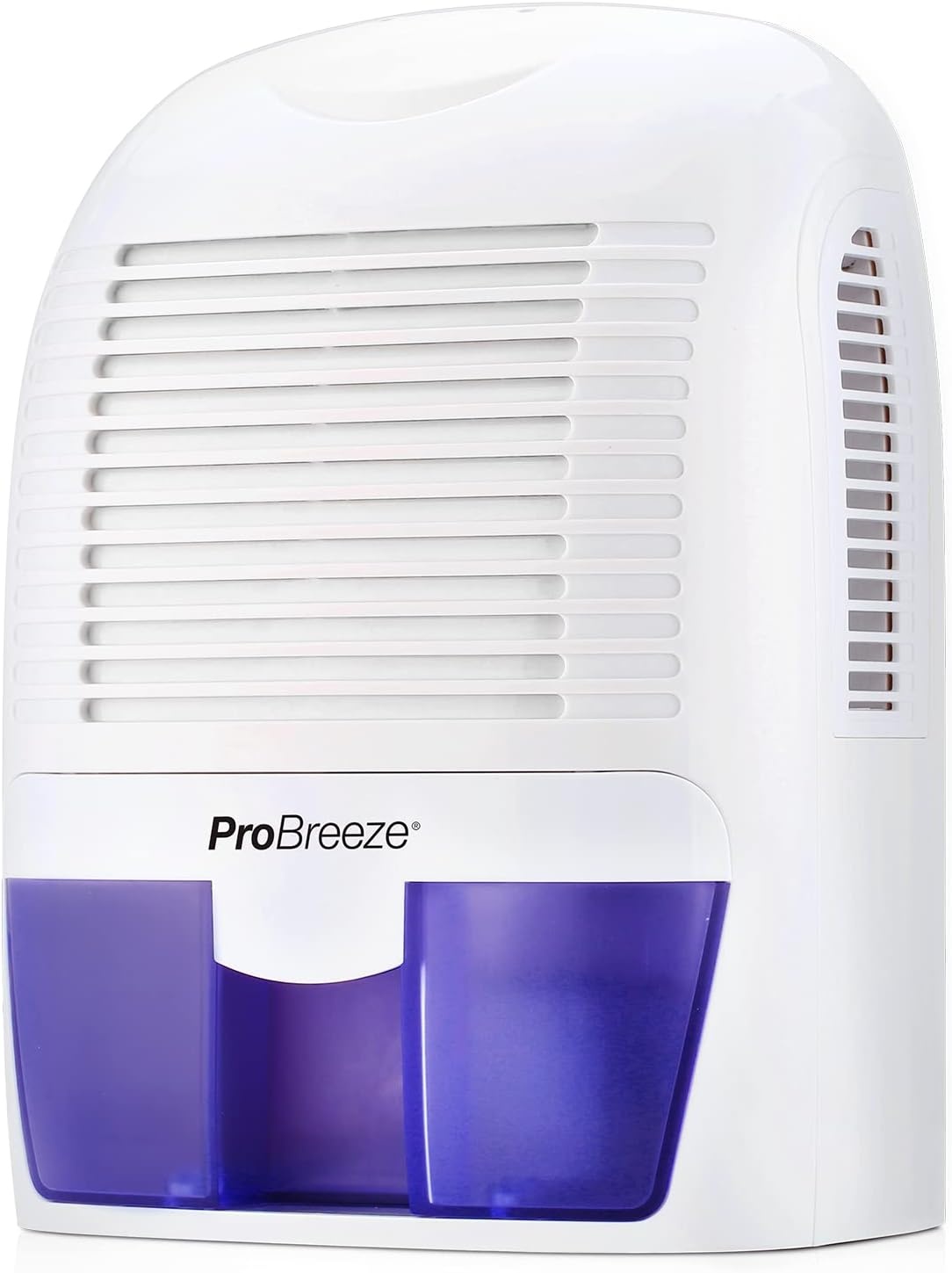 Pro Breeze Luchtontvochtiger, Elektrische ontvochtiger, 1500ml Watertank, Compact, Draagbaar & Stil - Tegen Vocht en Schimmel in Huis, Keuken, Slaapkamer, Badkamer