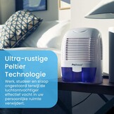 Pro Breeze Luchtontvochtiger, Elektrische ontvochtiger, 1500ml Watertank, Compact, Draagbaar & Stil - Tegen Vocht en Schimmel in Huis, Keuken, Slaapkamer, Badkamer