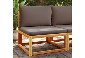 VidaXL Tuinbank Acaciahout & Rotan met Kussens - 54% Korting