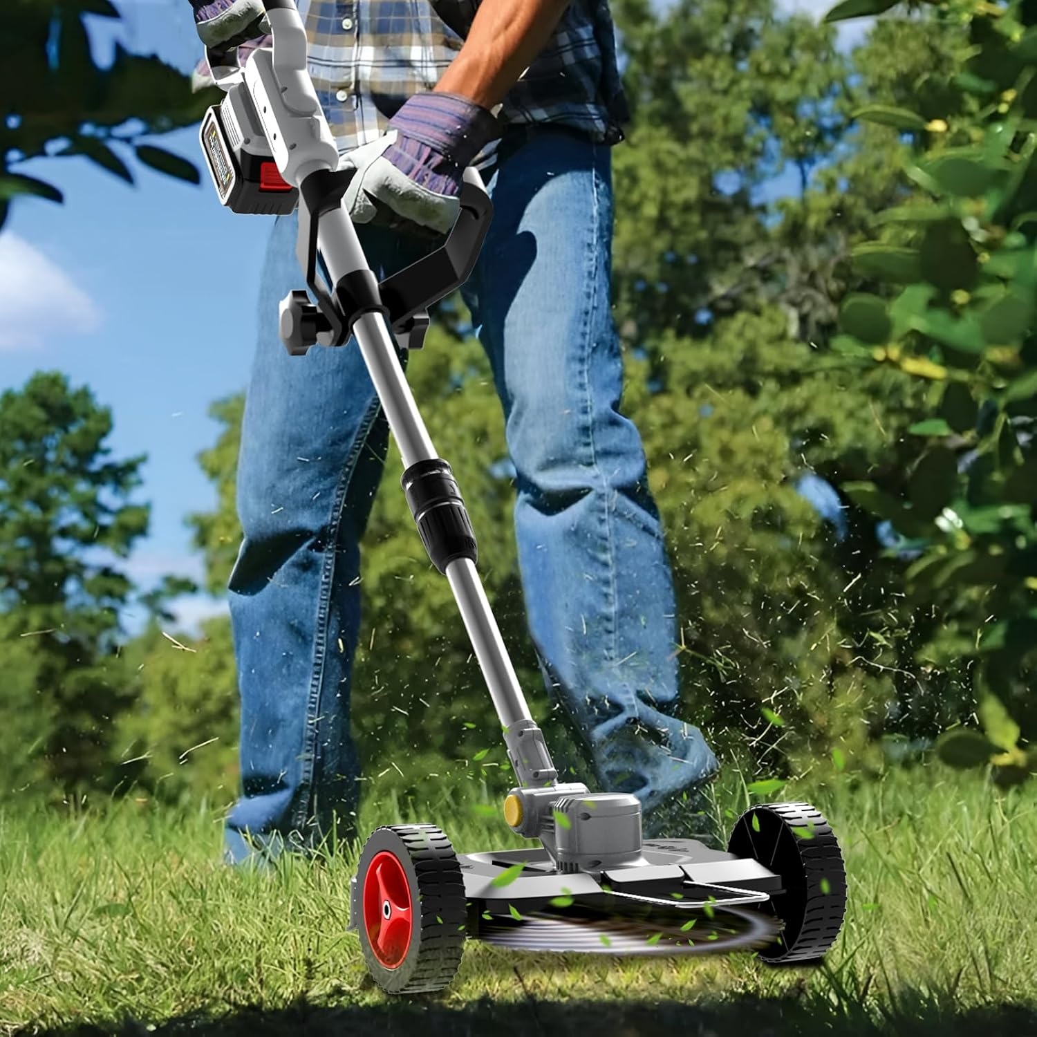 Gapbvys 6-in-1 Accu Rasentrimmer - 21V - Geschikt voor Makita Accu's - Grijs